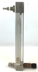 Gilmont Accucal GF-4542-1230 Glass/PTFE Direct-Reading Flow Meter (0-100mm), 3 of 6