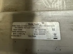 Mettler Toledo PUA669 Floor Scale, 3 of 3