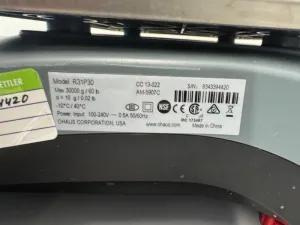 Ohaus Ranger 3000 R31P30 Digital Scale with 30 kg Capacity and 0.1 g Readability, 2 of 2