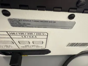 TerumoBCT SCD IIB Sterile Tubing Welder Model 3-NCC986 for Blood Component Processing, 2 of 2