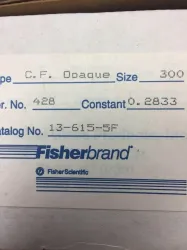 Cannon-Fenske CFOC-300 Certified Opaque Viscometer Tube, Size 300, 2 of 2