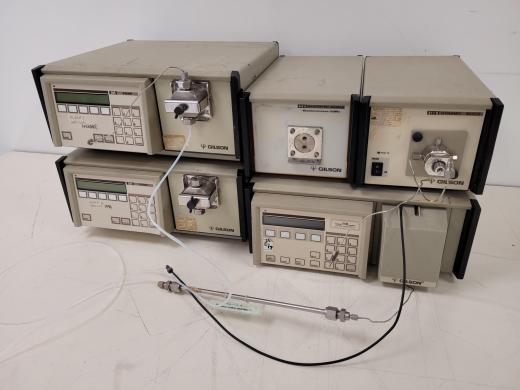 Gilson HPLC Units - 305 Pumps, 118 UV/VIS Detector, 805 Manometric Module, 811B-cover