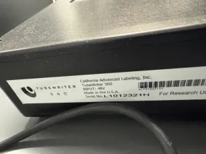California Advanced Labeling TubeWriter 360 with VideoJet 1520 Inkjet Printer System, 4 of 4