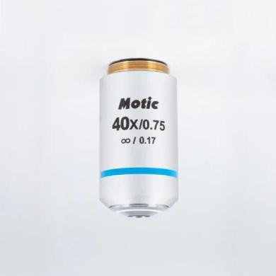 MOTIC Plan FLUOR 40X/0.75 Fluorescence Microscope Objective with 0.7 mm Working Distance-cover