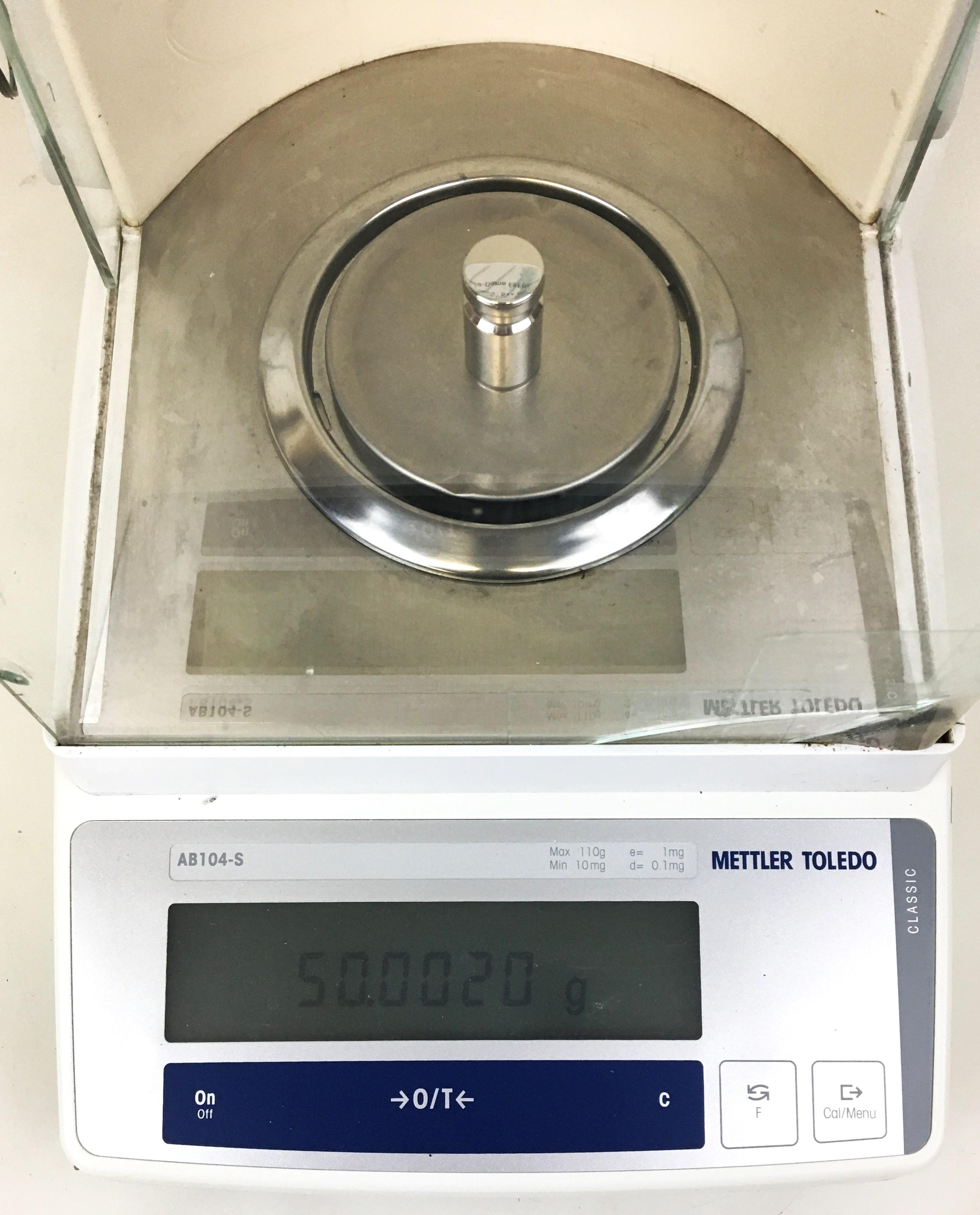 Mettler Toledo AB104-S FACT Precision Analytical Balance (110g x 0.001g)