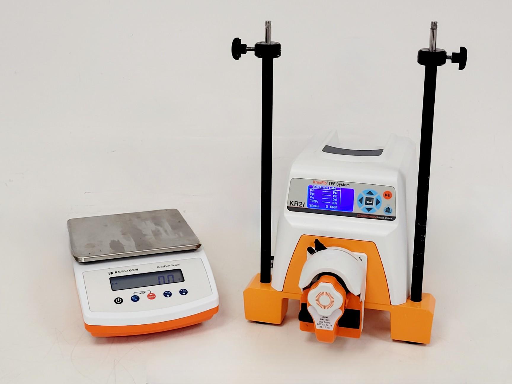 Spectrum Labs KrosFlo TFF System KR2i with Peristaltic Pump and ACSS-20K Balance