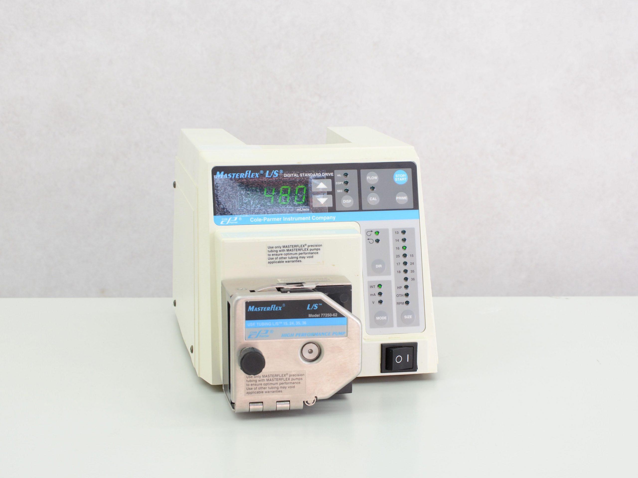 Cole Parmer Masterflex L/S Peristaltic Pump with 77250-62 Pump Head