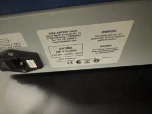 BMG Labtech FLUOstar OPTIMA Fluorescence Microplate Reader, 2 of 2