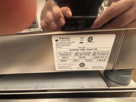Thermo Scientific Isotemp 180L Laboratory Drying Oven for Precise Temperature Control-cover