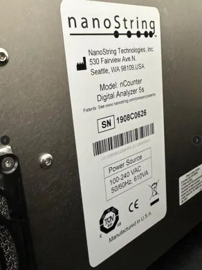 NanoString nCounter Digital Analyzer 5s for Multiplexed Gene Expression Analysis