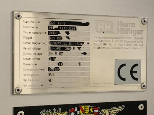 Harro Höfliger KWS 12-S 12-Lane Capsule Checkweigher with Stainless Steel Hopper-cover