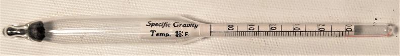 Ertco 2536 Specific-Gravity Hydrometer 0.700 to 0.800-cover
