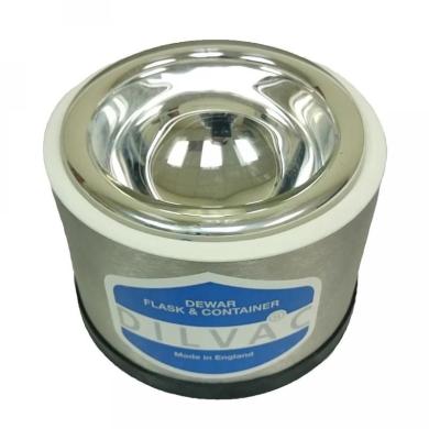 Scilogex 1 Liter WideTop-Shallow Stainless Steel Cased Dewar Flask SS138SH-cover