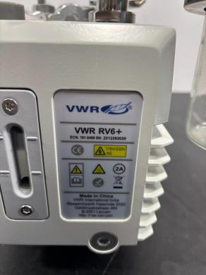 VWR RV6+ High-Performance Laboratory Vacuum Pump with Oil Mist Separator-cover