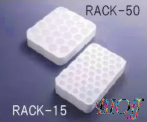 IWAKI RACK-50 EPS Foam Rack for 50 mL Centrifuge Tubes, 25-Place, 10-Pack, 3 of 3