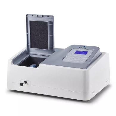 Scilogex SP-V1100 Spectrophotometer 320~1100nm, with Tungsten Lamp, 4 glass square cuvettes-cover