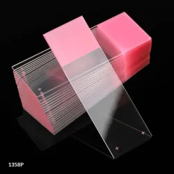 Globe Scientific Diamond® White Glass Charged Microscope Slides with 90° Corners, Model 1358A, 6 of 10