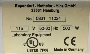 Eppendorf 5331 MasterCycler Gradient Thermal Cycler, 8 of 8