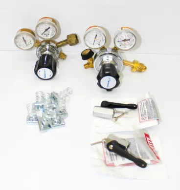Mott QuickChange Sparger System with TempilStik Indicators and Norgren Excelon Filters for Bioreactors and Fermentors
