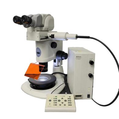 Nikon SMZ1500 Stereo Fluorescence Microscope with Photo Port and Schott VisiLED Illumination-cover