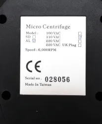 USA Scientific AL Microcentrifuge, Max Speed 6000 RPM, Compact Design, 2 of 8