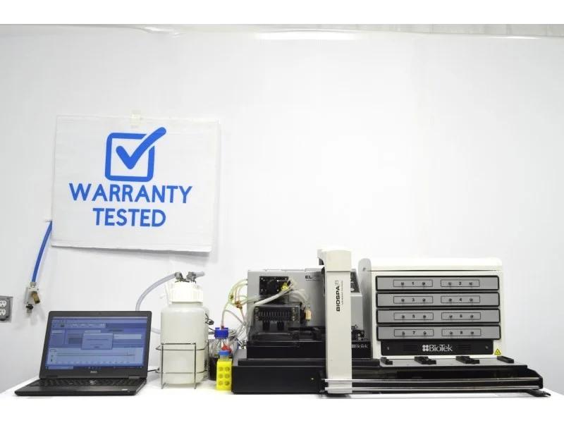 Agilent BioTek EL406 Microplate Washer Dispenser with BioTek BioSpa 8 Automated Incubator