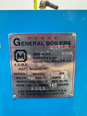 General Boilers Industrial Electric Water Boilers for Steam and Hot Water Generation-cover