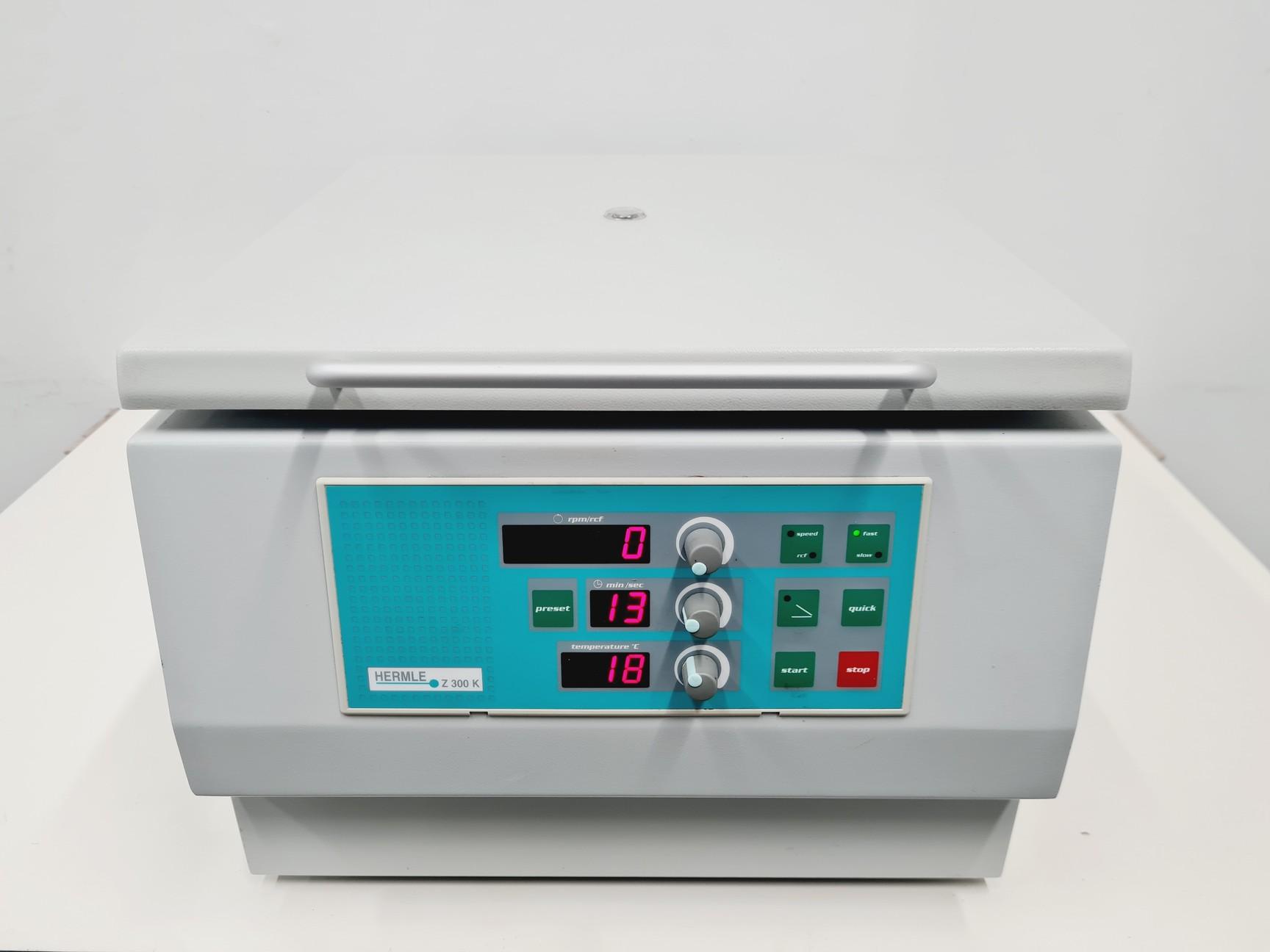 Hermle Z 300 K Refrigerated Benchtop Centrifuge for Laboratory Applications