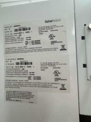 Fisherbrand Isotemp Double Door Laboratory Refrigerator Model FBG45CPLA-cover