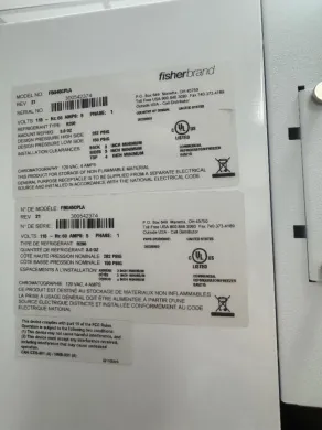 Fisherbrand Isotemp Double Door Laboratory Refrigerator Model FBG45CPLA