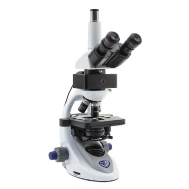B-290 Trinocular LED Fluorescence Microscope with 500x IOS PLAN Objectives and B Filter Set-cover
