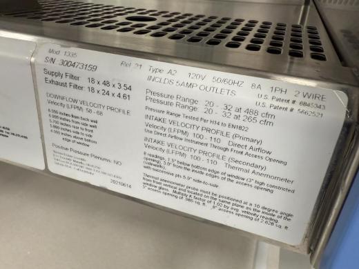 Thermo 1300 Series A2 4-Foot Class II Biosafety Cabinet for Containment and Cell Culture-cover