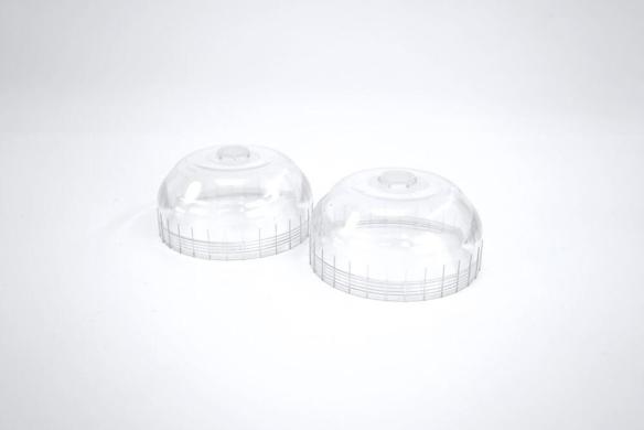 Sigma 17135 / 17190 Set of 2 Rotor Lids for Round-Bucket Rotor 11180-cover