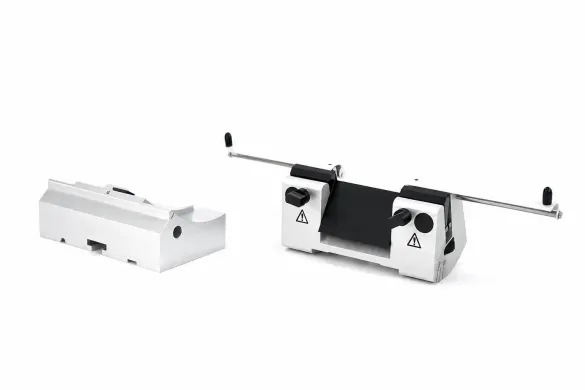 Leica MH-NZ Knife Holder for RM2200 Rotary Microtome, Silver, 14050237994, with Base