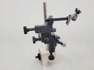 Lot of 3 Narishige 3-axis Micromanipulators on Magnetic Stands M153, M152, 13 of 18
