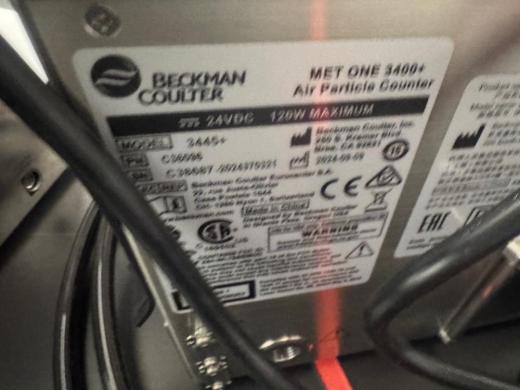 Beckman Coulter MET ONE 3400+ Airborne Particle Counter for Cleanroom Monitoring-cover