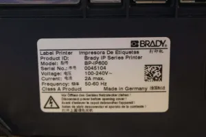 Brady IP600 Thermal Transfer Printer, 3 of 3