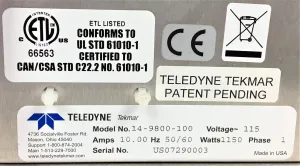 Teledyne Tekmar Stratum Purge and Trap Concentrator, 9 of 9
