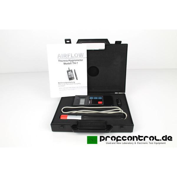 AIRFLOW TH-1 Combined Thermometer and Hygrometer (-20 to +80°C, 10-95% RH)