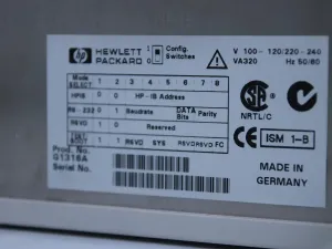 Agilent G1316A COLCOM 1100 Series Column Compartment with Peltier Temperature Control, 6 of 6