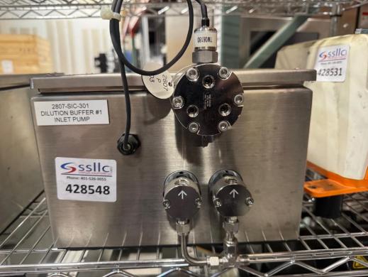 Dilution Buffer #1 Inlet Pump Model 2807-SIC-301 with Multiple Inlet Ports and Flow Control Valves-cover