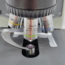 Olympus Microscope BX46 with Telescoping Head, Dual View Bridge & 2x Pathology, 5 of 8