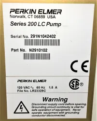 Perkin Elmer Series 200 Isocratic Liquid Chromatography Pump, 6 of 6