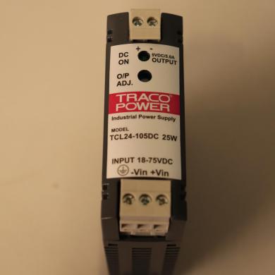 Traco Power TCL24-105DC 25W 5V 5A DIN Rail DC/DC Converter Module-cover