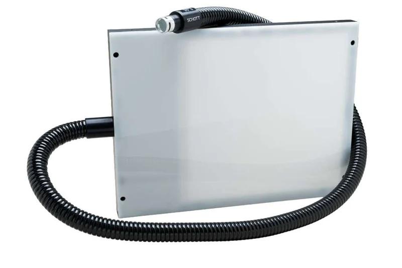 Schott Fiber-Optic Backlight 8.0" x 8.0" Model A08927 – Diffuse Uniform Illumination System