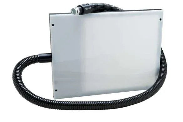 Schott Fiber-Optic Backlight 8.0" x 8.0" Model A08927 – Diffuse Uniform Illumination System