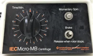 IEC Micro-MB Microcentrifuge with IEC 837 Rotor (12 x 1.5–2 mL), 5 of 13