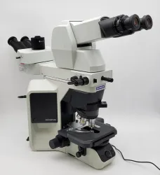 Olympus Microscope BX46 with Telescoping Head, Dual View Bridge & 2x Pathology, 3 of 8