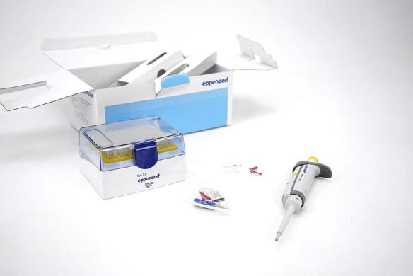 Eppendorf Research Plus Single-Channel Variable Micropipette, 2–20 µL, Yellow