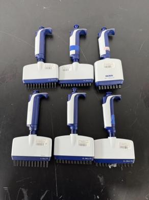 Rainin Pipet-Lite XLS Multichannel Pipettes - Set of 6 for Precise Liquid Handling-cover